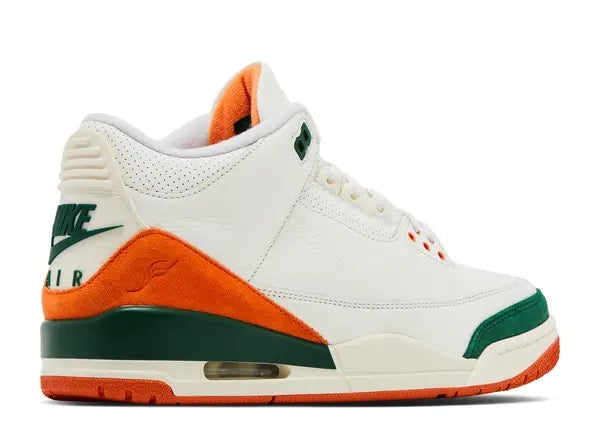 Solefly x Air Jordan 3 Sail / Gorge Green