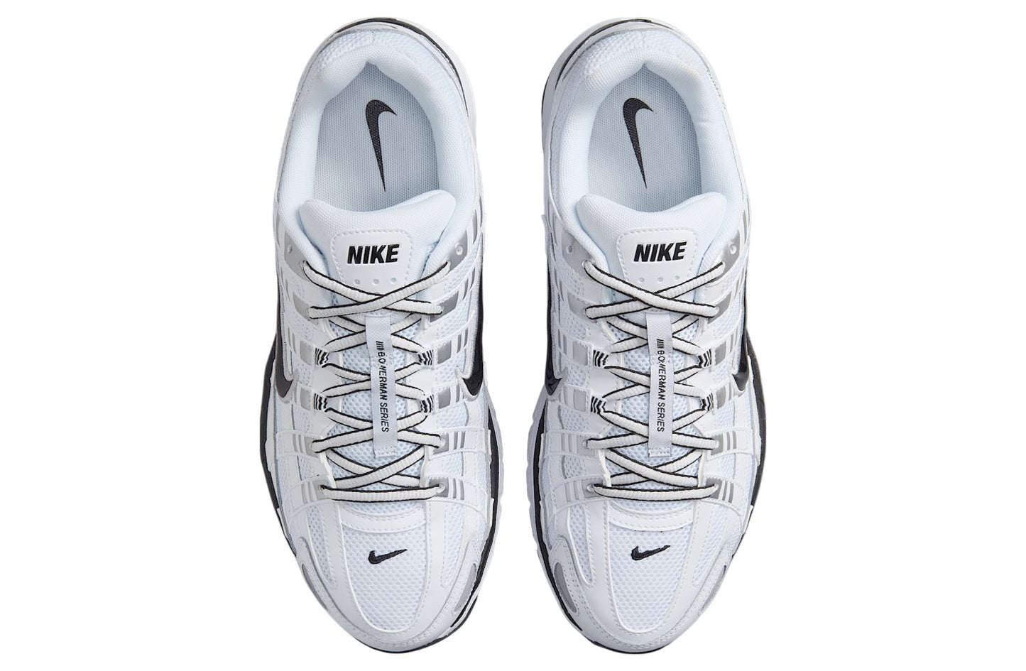 Nike P-6000 White / Metallic Silver / Black