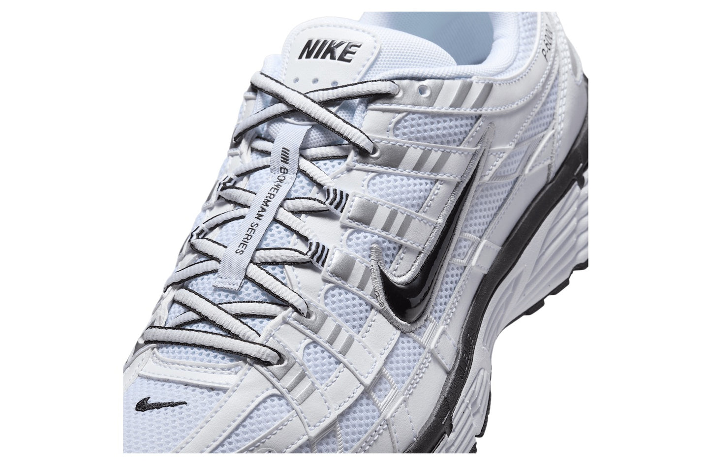 Nike P-6000 White / Metallic Silver / Black