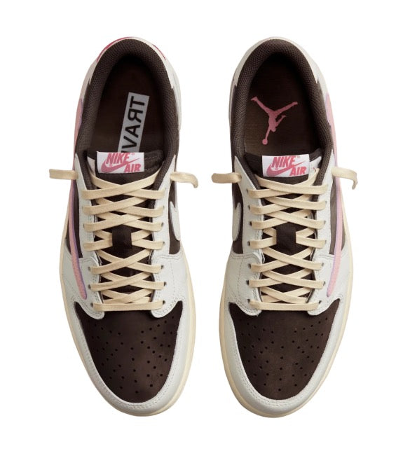 Travis Scott x Air Jordan 1 Low OG Dark Pony/Pink Oxford