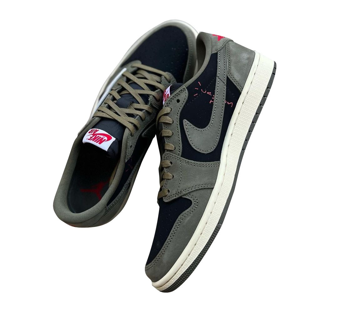 Travis Scott x Air Jordan 1 Low OG Black Olive