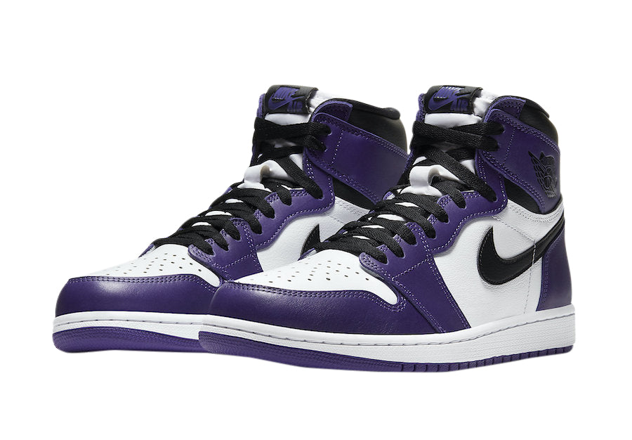 Air Jordan 1 High OG White Court Purple