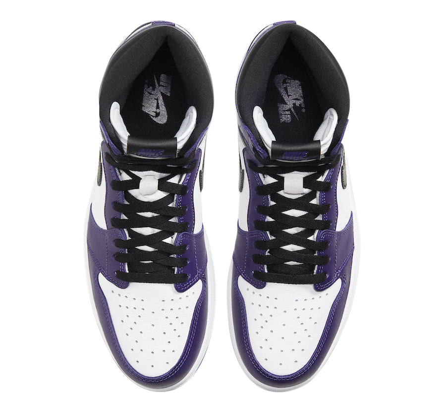 Air Jordan 1 High OG White Court Purple